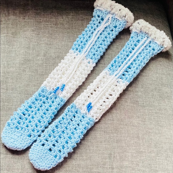 Frozen inspired Thigh High Stockings - Picture 2 of 2